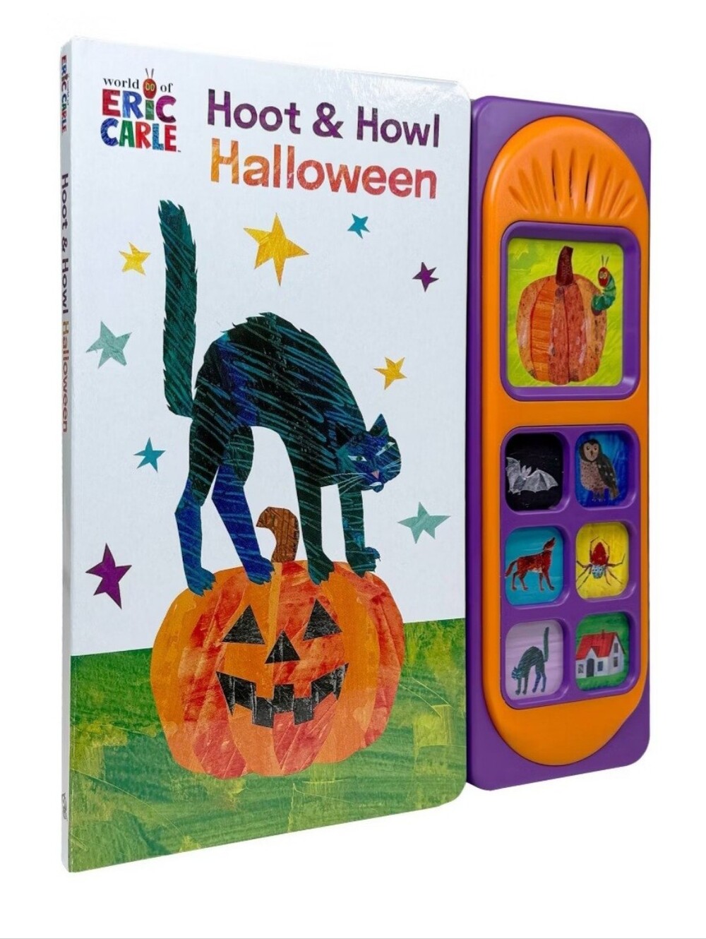 Eric Carle Hoot & Howl Halloween Sound Book Interactive Board Book Tested